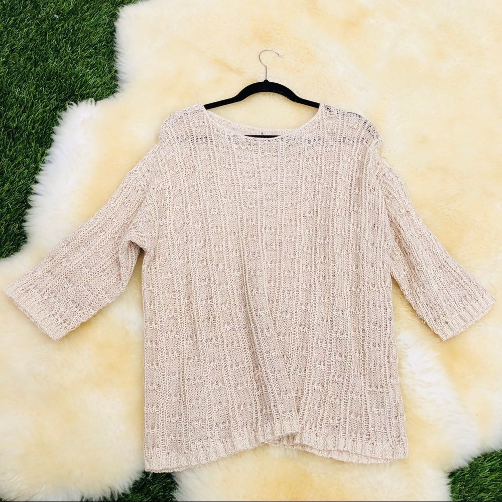 Relaxes Organic cotton Chunky Cable Knit
